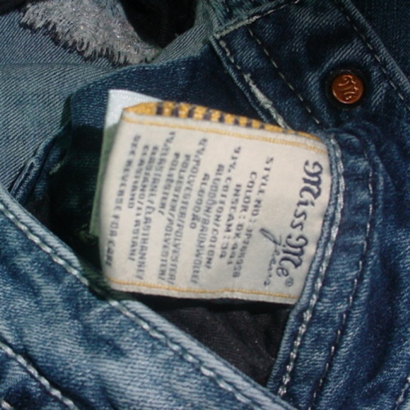 MISS ME Embellished Flap pockets JP768958 Jeans 30 - Picture 4 of 5